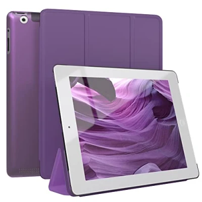 Immagine di EAZY Case custodia protettiva per iPad 2 / 3 4, 9,7 pollici, Smart Cover Tablet da appoggiare, con funzione di supporto, sleep wake up, in similpelle