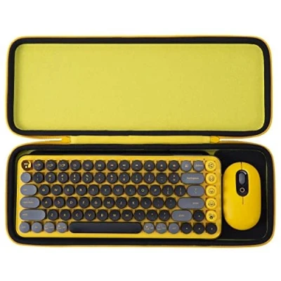 Immagine di Aenllosi Custodia Rigida Portatile per Logitech POP ICON COMBO/POP Keys Tastiera Meccanica(Sola Custodia) (Giallo)