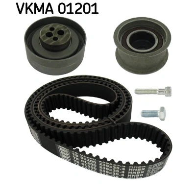 Immagine di SKF VKMA 01201 Kit cinghia di distribuzione 239 con profilo dente arrotondato AUDI: A4 B5 Avant, Sedan, 80 B4 Sedan