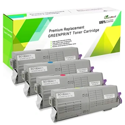 Immagine di GREENPRINT 4 Colori Cartucce di toner compatibile C542 C532 MC563 MC573 (Nero Ciano Magenta Giallo) 7000 pagine per Nero &amp; 6000 C M Y OKI Okidata C532dn C542dn MC563dn MC573dn