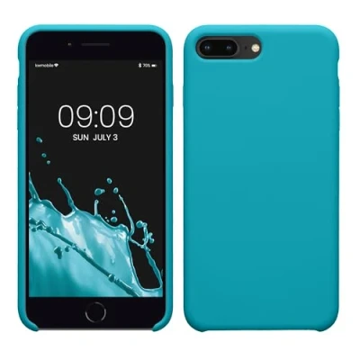 Immagine di kwmobile Cover per Apple iPhone 7 Plus/iPhone 8 Plus Custodia Back Case Smartphone in Silicone TPU Protezione Gommata ghiaccio freddo