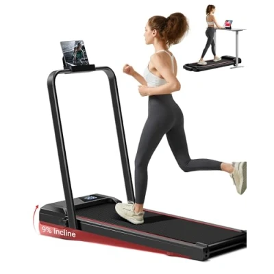 Immagine di LONTEK tappetino da passeggio inclinabile con Bluetooth APP e Telecom, Walking Pad 2.5HP, corsa di ricarica max. 136 kg