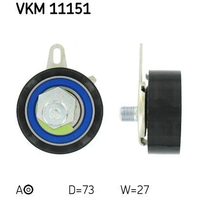 Immagine di SKF VKM 11151 Rullo tenditore, Cinghia dentata con materiale di fissaggio AUDI: A4 B5 Sedan, B6 Avant, B7 Avant