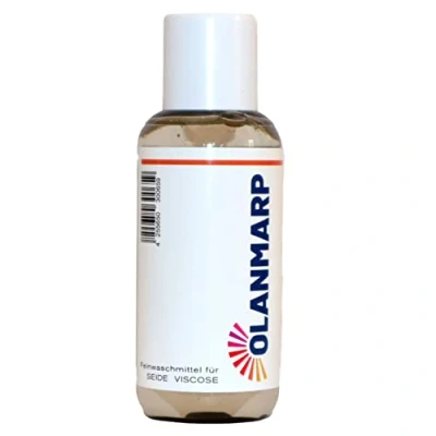 Immagine di Olanmarp Detergente fine concentrato per seta lucida + viscosa liquido speciale seta, detersivo (100 ml, senza retina bucato)