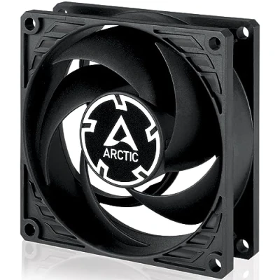 Immagine di ARCTIC Lüfter P8 Max 80mm PWM regulated Ventola per PC case Nero (L x A P) 80 25 mm