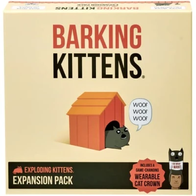 Immagine di Exploding Kittens Barking Expansion Pack by Card Games for Adults Teens &amp; Kids Fun Family (Edizione Inglese)