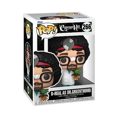 Immagine di Funko Pop! Rocks: Cypress Hill B Real (Dr. Greenthumb) Figura in Vinile da Collezione Idea Regalo Merchandising Ufficiale Giocattoli per Bambini e Adulti Music Fans