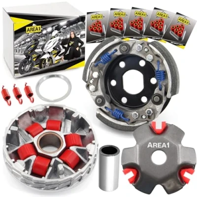 Immagine di Area1 tuning Variomatik + frizione 2 tempi 50 ccm compatibile con Agility RS Naked Dink G Grand Heroism Like People Super8 Super9 Top Boy Vitality Cross Yager Spacer