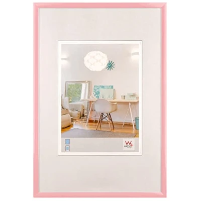 Immagine di walther design New Lifestyle KV070Q Cornice in materiale plastico, 50 x 70 cm, rosa