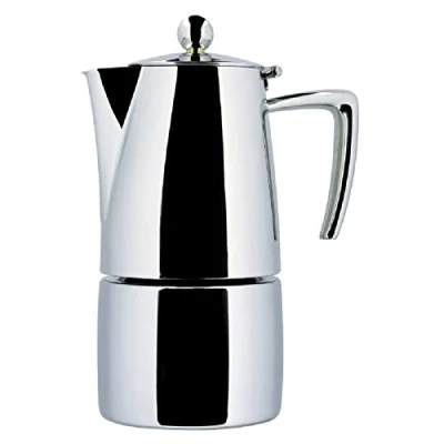 Immagine di Ilsa 0091L020IE Caffettiera, 2 Cups, Acciaio Inossidabile, Argento