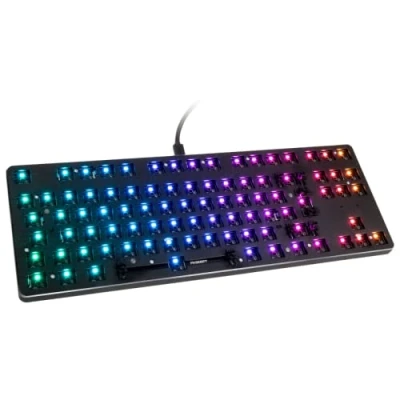 Immagine di Glorious gaming GMMK TKL (85%) Barebones (solo struttura) tastiera da meccanica, retroilluminazione RGB per ogni tasto, hot swap e personalizzabile, layout internazionale / ISO Nero