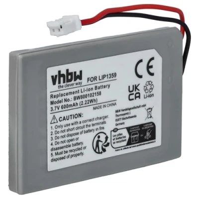 Immagine di vhbw 1x batteria compatibile con Sony Playstation3 PS3 DualShock 3 WiFi controller gamepad, (600mAh, 3,7V, Li Ion)