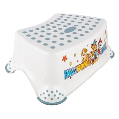 Immagine di keeeper Scaletta a Gradino Singolo &quot;Paw Patrol&quot;, Da 3 14 Anni circa, Funzione Antiscivolo, Tomek, Bianco