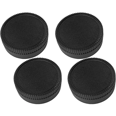 Immagine di Copriobiettivo posteriore compatibile per Nikon AF S SLR fotocamere DSLR,obiettivo [2 pezzi] D7500 D7000 D850 D810 D800 D750 D3500 D3400 D3300 D3200 3100 D5600 D5500 D5300 D5200 D5100