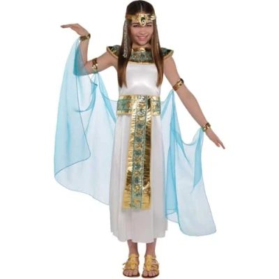 Immagine di amscan 997693 Costume Cleopatra Per Bambini Ragazze 8 10 Anni, Multicore
