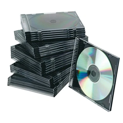 Immagine di Q CONNECT CD custodia Colore Nero Confezione da 25