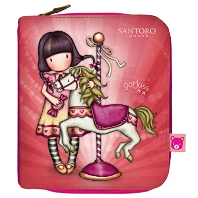 Immagine di safta 10x12x3 cm, Portafoglio Gorjuss Fairground Carousel 10 x 12 3 cm Unisex Bambini e Ragazzi, Multicolore, Talla única