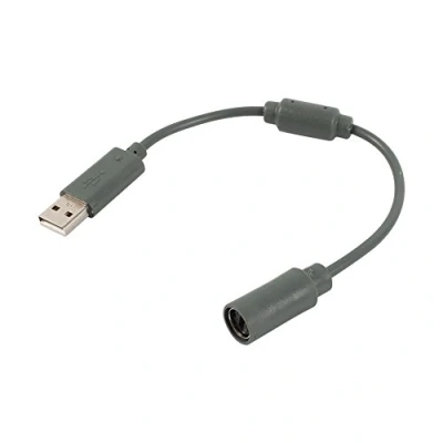 Immagine di Atyhao Sostituzione Wired Controller USB Breakaway Adattatore Cavo di Collegamento per XBOX360 Grigio