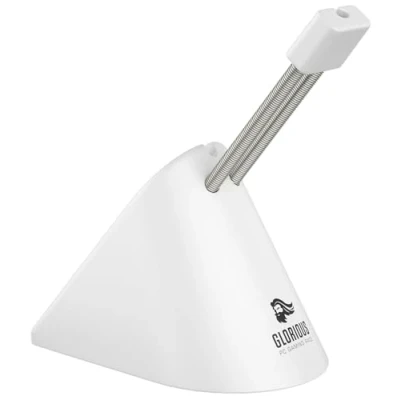 Immagine di Glorious Gaming Mouse Bungee Organizz. cavi per tutti i mouse, trascin. eliminato, braccio regol., qualità premium, impugn. base in gomma, gancio gomma di varie dim. Bianco