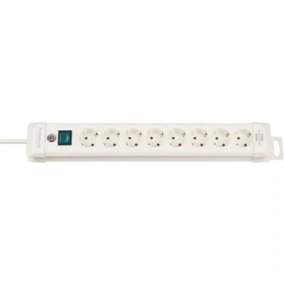 Immagine di Brennenstuhl 1952280100 Multipresa con interruttore 8 scomparti Bianco Schuko 1 pz.