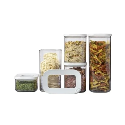 Immagine di Mepal 7 Piece Storage Jar Set Modula