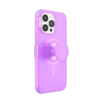 Immagine di PopSockets: PopCase PlantCore per MagSafe Custodia a Base vegetale iPhone 14 PRO Max con Supporto PopGrip Slide Riposizionabile e Impugnatura Top Intercambiabile Pink Opalescent