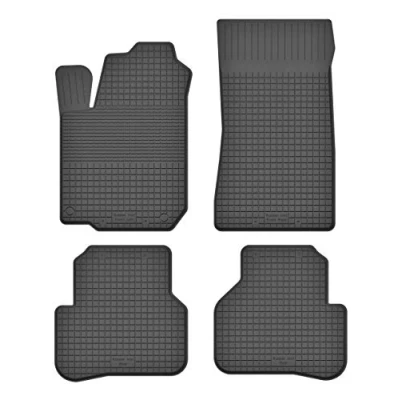 Immagine di Tappetini in gomma, 1,5 cm, bordo compatibile con Renault TWINGO II (anno di costruzione 2007 2014), ideali per 4 pezzi, un set