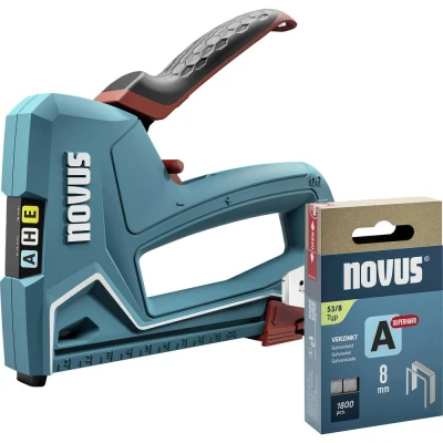 Immagine di Novus Tools 030 0461 Graffettatrice a mano tipo graffette 37, 53 Lunghezza 6 14 mm