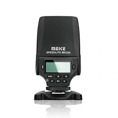 Immagine di Meike MK320 C Speedlite flash TTL per Canon 5D 6D 7D 60D 70D 100D 550D 1000D 1100D etc DSLR, mirrorless, Hot Shoe camera