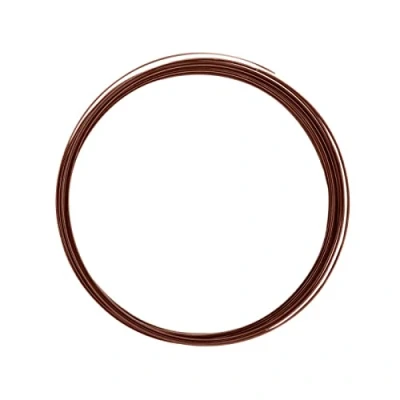 Immagine di Vaessen Creative Filo Piatto in Alluminio, Cioccolato, 3, 5 x 1 mm m