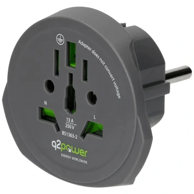 Immagine di q2 Power 1.100100 TH Adattatore da viaggio