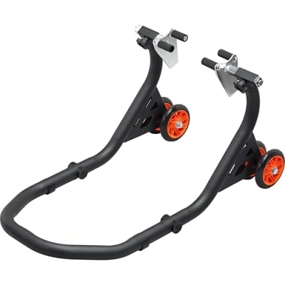 Immagine di Hi Q Tools Supporto di montaggio per moto III anteriore, unisex, multiuso, tutto l&#039;anno, in acciaio