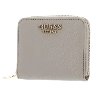 Immagine di Guess Laurel Small ZIP Around Portafoglio, Donna, Taglia: One Size, Taupe