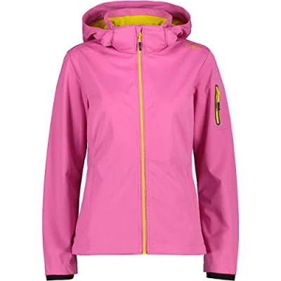 Immagine di CMP Giacca in light softshell da donna con cappuccio removibile, Geraneo Malva, 42