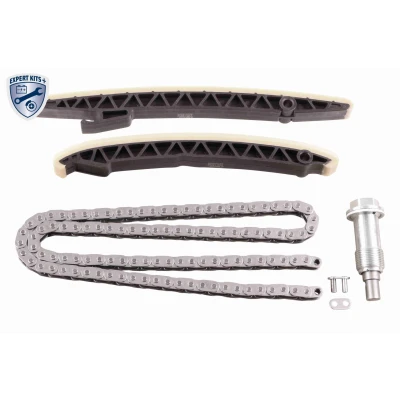 Immagine di VAICO V30 10011 BEK Kit catena distribuzione con guide di scorrimento, tendicatena per albero a camme Simplex, maglia giunzione