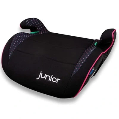 Immagine di PETEX &quot;Max&quot; Rialzo seggiolino per bambini, secondo la norma i Size R129, colore rosa/nero