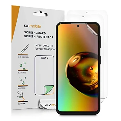 Immagine di kwmobile 3X Pellicola Salvaschermo Compatibile con Samsung Galaxy A54 5G Film Protettivo Telefono Protezione AntiGraffio Display Smartphone