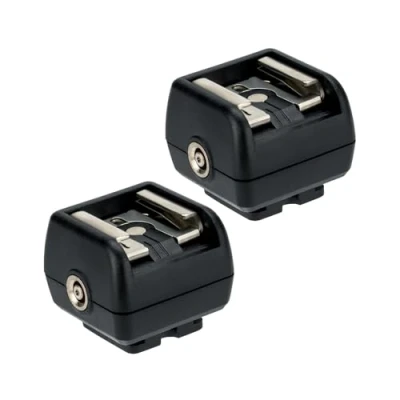Immagine di JJC Adattatore per flash hot Shoe con presa di sincronizzazione slitta standard ISO e Sony Multi Interface MIS (2 pezzi)