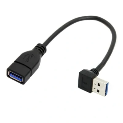 Immagine di chenyang cavo di prolunga USB 3.0 tipo A 90 gradi verso il basso dati estensione