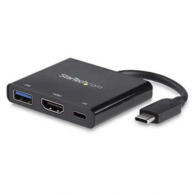 Immagine di STARTECH ADATTATORE MULTIFUNZIONE USB C A HDMI 4K CON PORTA