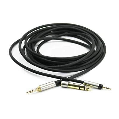 Immagine di Cavo di ricambio Audio compatibile con cuffie Technica ATH M50x, M40x, M70x, 1,2 m / 4 ft