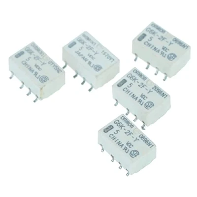 Immagine di Modulo relè DC 5V, di segnale 1A Mini potenza PCB 5 pezzi componente elettronico per Omron