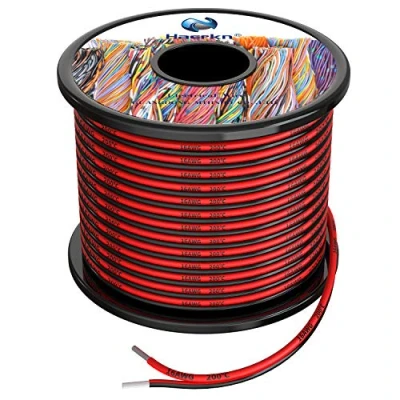 Immagine di Silicone fili elettrici 2x1.3mm² 16AWG 2 Core 2x10metri Cavo Elettrico filo di rame stagnato a più Alta Temperatura Resistente