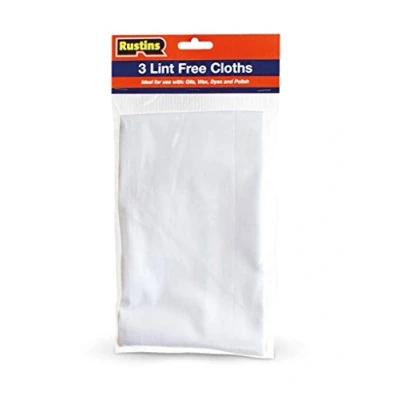 Immagine di Rustins Lint Free Cloths (Pack Of 3)