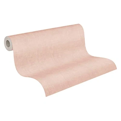Immagine di A.S. Création Carta Da Parati Unita Cuba tessuto non 10.05 m x 0.53 Metallico Rosa Prodotto in Germania 380246 38024 6