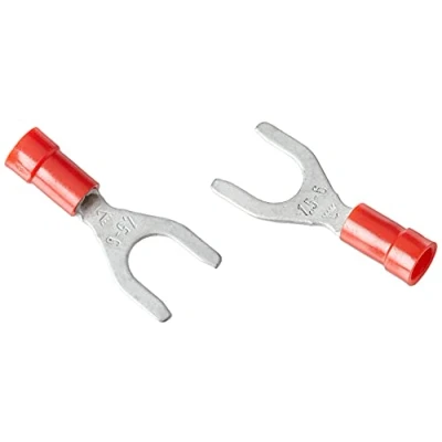 Immagine di Elpress 400100089 plug in Preaislado, forchetta, 0.5 1.5 sezione del driver mm², 6.5 (m 6) di diametro Embornado, larghezza 11, 100 pacchetto, rosso