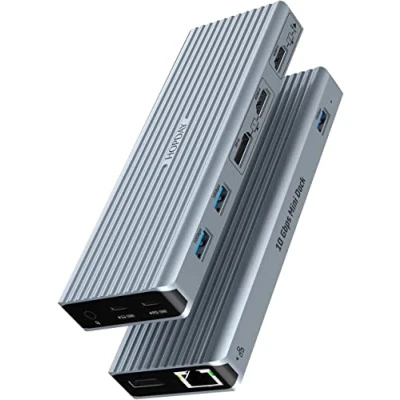 Immagine di HOPDAY Dongle USB C, 11 in 1 Docking Station C Triplo Display Hub per M1/M2 Macbook Pro/Air (4K HDMI/DP, PD 100W, 10 Gbps 3.1, ethernet) Adattatore Laptop Dell, Surface, HP, Lenovo