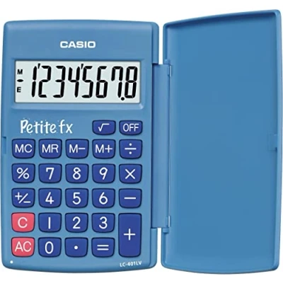 Immagine di CasioLC 401LV BU calcolatrice tascabile Display a 8 cifre, blu