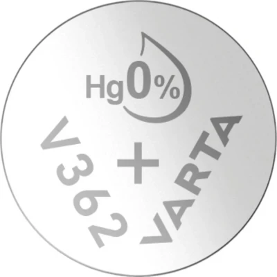 Immagine di Varta SILVER Coin V362/SR58 Bli 1 Batteria a bottone 362 Ossido dargento 21 mAh 1.55 V pz.
