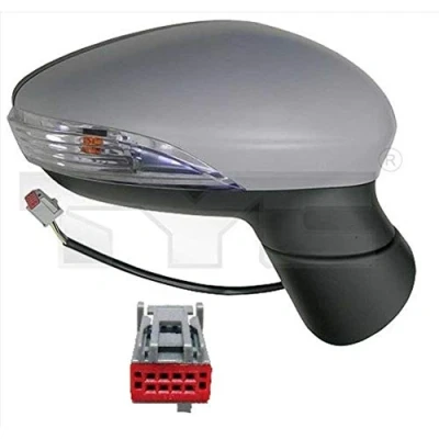 Immagine di Specchio retrovisore esterno Tyc 310 0150 Sx con la prima mano per regolazione elettrica specchio, ribaltabile/ripiegabile elettricamente, asferico, t